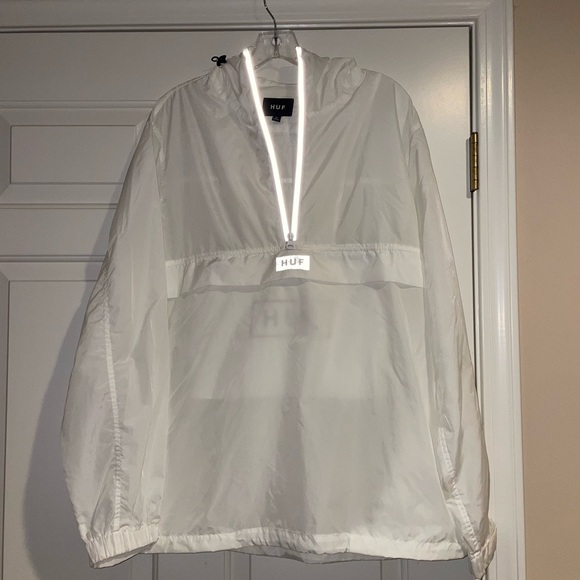 HUF Quarter-Zip Windbreaker with Hood - Picture 3 of 5